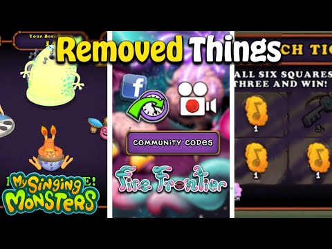 Видео: Вещи, которые были удалены из моих поющих монстров