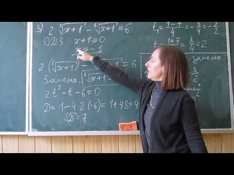 Видео: Математика это просто. Иррациональные уравнения 2.