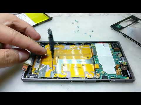 Видео: Sony Xperia Z1 C6903 Замена дисплея / Xperia Z1 display replacement
