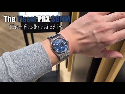 Видео: Новые часы Tissot PRX теперь в калибре 38 мм: они наконец-то добились успеха!