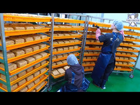 Видео: Уникальный! Массовое производство традиционной еды из соевых бобов / Корейская пищевая фабрика