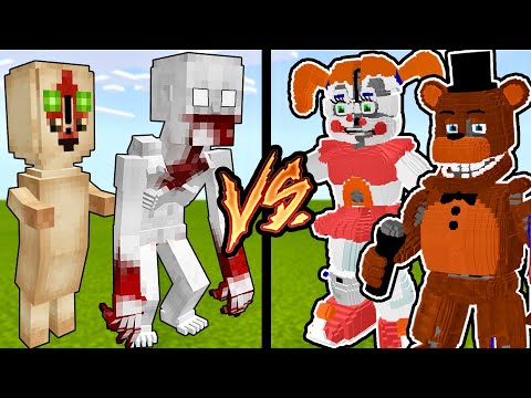 Видео: АНИМАТРОНИКИ ПРОТИВ SCP в МАЙНКРАФТ фнаф майнкрафт сцп fnaf minecraft