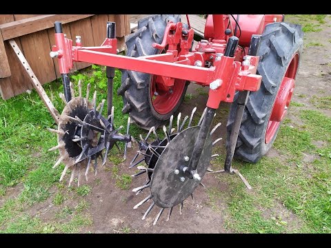 Видео: Самодельные ежи для прополки картофеля к мотоблоку МТЗ