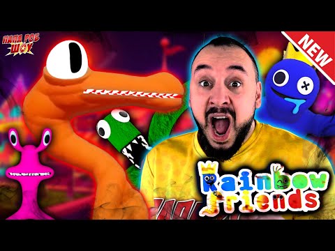 Видео: НОВАЯ ИГРА В ROBLOX RAINBOW FRIENDS! ПАПА РОБ И ОРАНЖЕВЫЙ - РАДУЖНЫЕ ДРУЗЬЯ АТАКУЮТ!