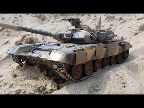 Видео: Heng Long Russian T 90 tank размер 1/16