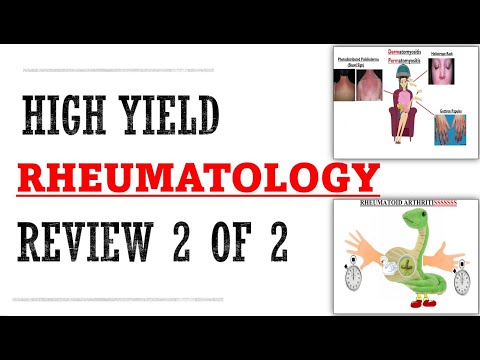 Видео: Обзор ревматологии, часть 2 из 2 | Мнемоника и проверенные способы запоминания для экзаменов!