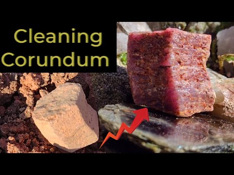 Видео: Как очистить корунд, рубин и сапфир Propst Farm
