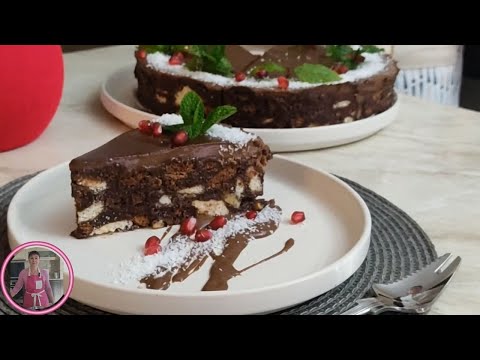 Видео: Шоколадова торта без печене, бърза и лесна за приготвяне👩‍🍳, subtitles available