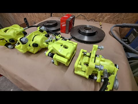 Видео: Ремонт и покраска тормозных суппортов !!!