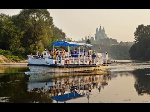 Видео: Куда уплыла "Смолянка" из Смоленска.