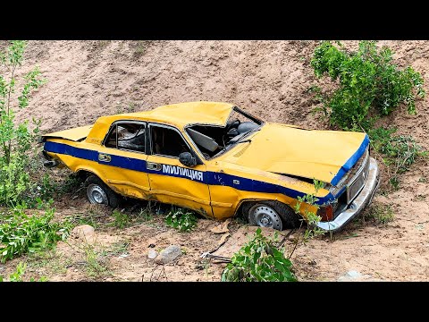 Видео: ВОЛГУ ЗАВЯЗАЛО В УЗЕЛ! ДИКИЙ КРАШ-ТЕСТ С ГОРЫ!