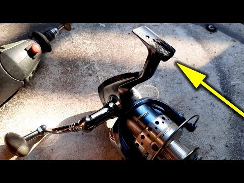 Видео: Восстановление сломанной лапки безынерционной катушки