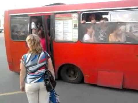 Видео: Казанские автобусы в час пик