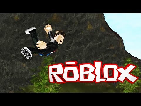 Видео: РАЗБЕЖАВШИСЬ ПРЫГНУ со СКАЛЫЫЫЫ Симулятор падений в ROBLOX от Мобика