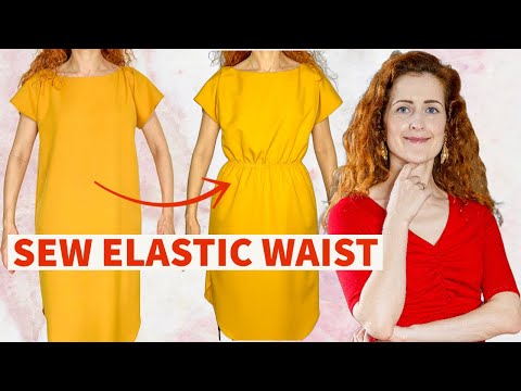 Видео: Легко преобразите платье с помощью эластичной талии: мастер-класс по шитью по переделке