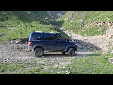 Видео: Уаз Патриот испытание высотой, жесткий маршрут из Эльтюбю в Безенги!
