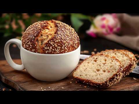 Видео: 🍞 Кето-хлеб в стакане за 5 минут — без муки и глютена! 🕔