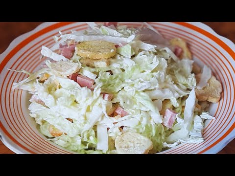 Видео: Салат из пекинской капусты — всего 5 ингредиентов! Быстрый и вкусный рецепт