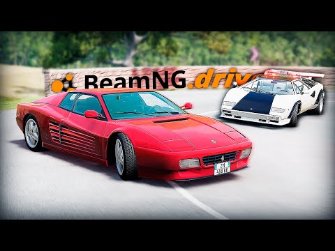 Видео: ИТАЛЬЯНСКИЕ ПОГОНИ НА СУПЕРКАРАХ в BeamNG.drive | DESTIMAGE