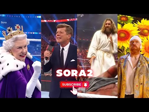 Видео: SORA 2 лучшие видео Лучшие рестлеры разных эпох