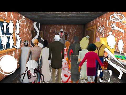 Видео: Играем в ужасного врага в меню мода «Granny»