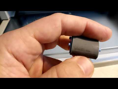 Видео: Ремонт ролика захвата (валика протяжки) бумаги в МФУ HP LaserJet M1005 MFP