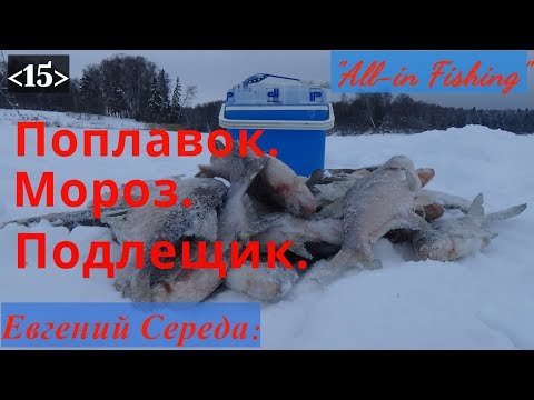 Видео: Поплавок. Мороз. Подлещик. "All-in Fishing". Вып.15.