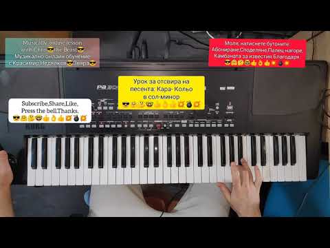 Видео: Урок за песента Кара Кольо в сол минор