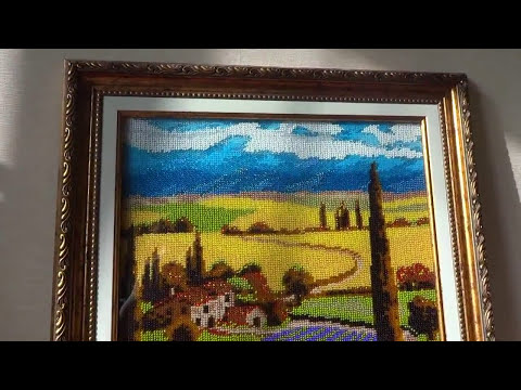 Видео: Вышивка бисером: Мои вышитые картины бисером/ Bead embroidery: My embroidered paintings with beads.