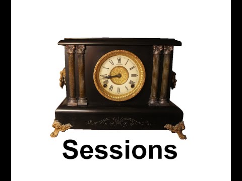 Видео: Реставрация каминных часов Sessions 1900-х годов № 18