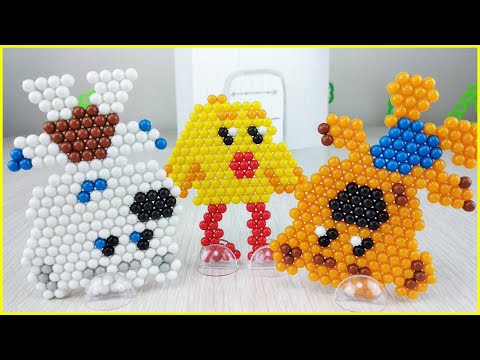 Видео: Новые Красивые Ми-ми-мишки из шариков! Сборник серий про Аквамозаику Мультики с игрушками для детей