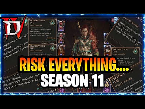 Видео: Рискованный ход в 11 сезоне Diablo 4... Освятите всю нашу экипировку для финальной стадии (Новый ...