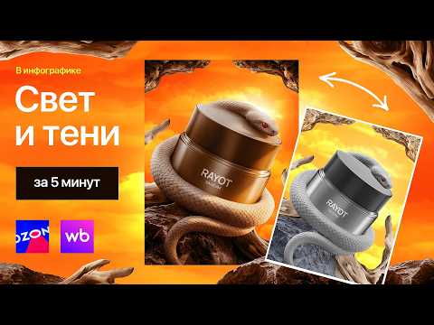 Видео: Свет и тени за 5 минут  /  Инфографика  /  WB&OZON