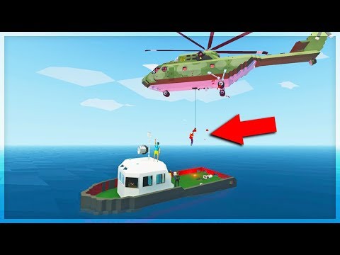 Видео: СПАСАЕМ ПОСТРАДАВШЕГО РЫБАКА НА ВЕРТОЛЕТЕ | STORMWORKS