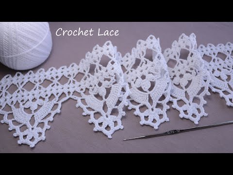 Видео: Старинное ЛЕНТОЧНОЕ КРУЖЕВО вязание крючком КАЙМА мастер-класс How to Crochet Lace Tape Ribbon