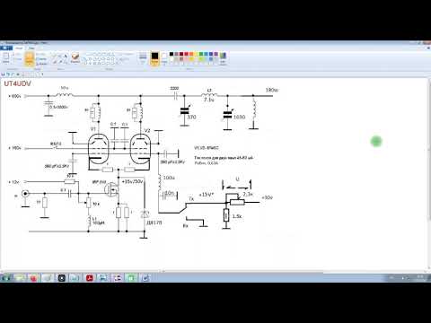 Видео: Каскодный УМ, 2 х 6П45С + IRF510, 600 В, 180 Вт