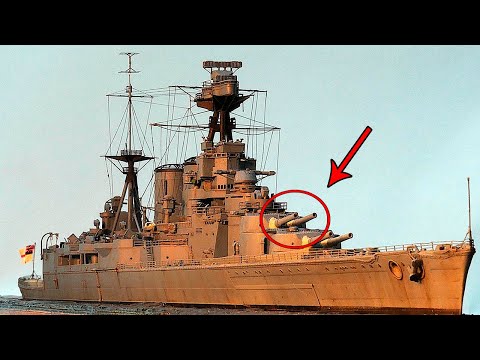Видео: Гигантский линкор, который взорвался от одного выстрела и унес 1000 жизней!