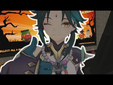 Видео: Вторая ночь в Макдоналдсе (Genshin VR)