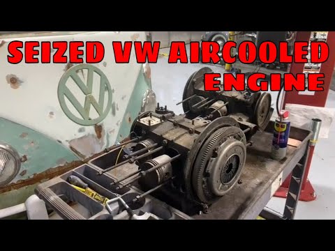 Видео: Изъятый ​​двигатель автобуса Volkswagen.