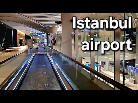 Видео: Аэропорт Стамбула / Идем на внутренние линии мимо внешних / İstanbul airport