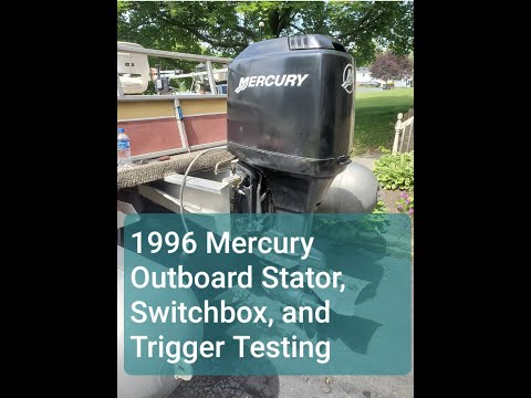 Видео: Испытание статора, распределительной коробки и пускового механизма подвесного двигателя Mercury 1...