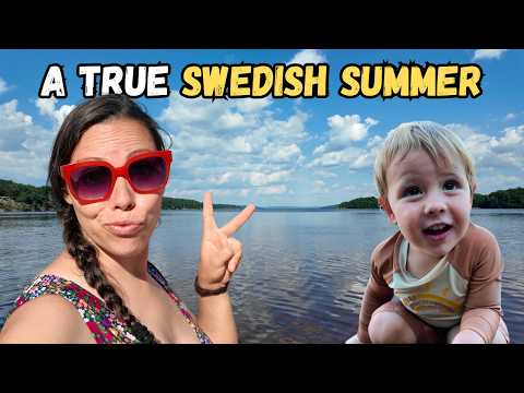 Видео: Летний день нашей мечты в Швеции — озёра, солнце и семейные развлечения