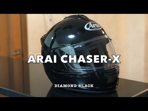 Видео: Японский шлем Arai Chaser X diamond black Распаковка и обзор