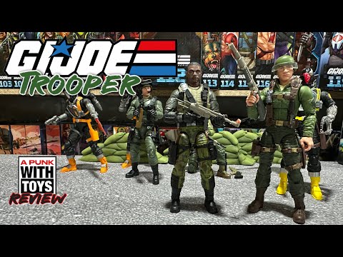 Видео: Обзор GI Joe Classified Trooper, также известного как Green Shirt