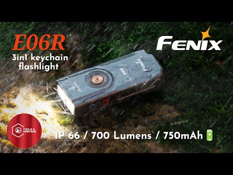 Видео: NEW2025‼️FENIX"E06R".Технологичный, компактный и мощный #EDC фонарь-брелок.Обзор и тест.‼️