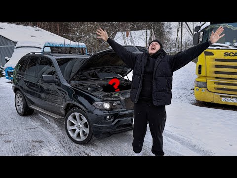 Видео: Купил РЕДКИЙ BMW X5 4.8! Встал мотор, оживляем легенду!