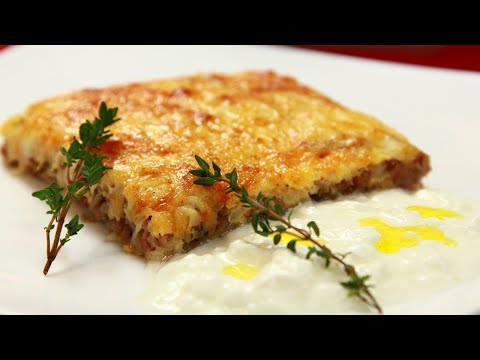 Видео: Запеканка из говяжьего фарша и риса с сыром