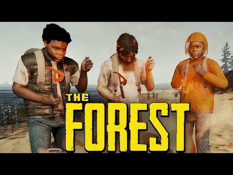 Видео: 4 ЧЕЛОВЕКА ВЫЖИВАЮТ В ЛЕСУ (УГАР) - The Forest