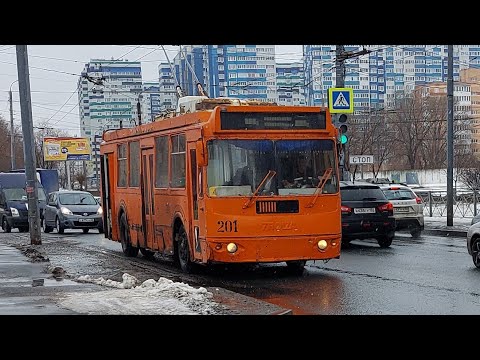 Видео: Троллейбус | 201 по 4 | ЗиУ-682Г-016.02 | Оренбург