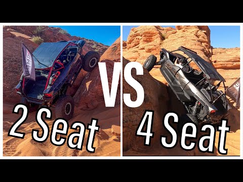 Видео: Rock Crawling KRX 1000 2 и 4-местный в Сэнд Холлоу